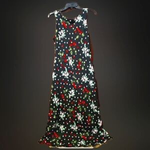 Black dress with Polka dots and cherries 🍒